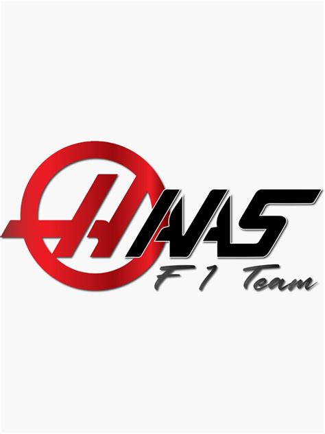 Haas F1 Team Logo Classic Sticker For Sale By Naomritchie Redbubble