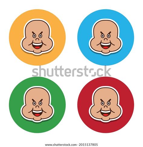 Avatar Fat Man Vector Image Stock Vector Royalty Free 2015137805