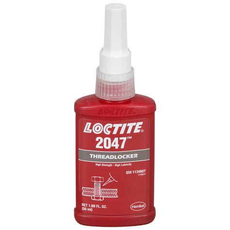 Loctite 2047 Black High Lubricity And Strength Threadlocker 19l453