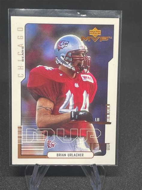 2000 Upper Deck MVP Brian Urlacher Rookie Card RC 192 Chicago Bears