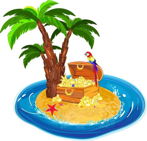 ᐈ Treasure island cartoon stock images, Royalty Free treasure island ...