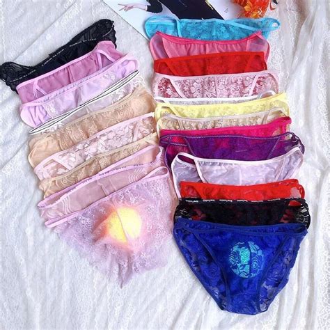 Men S Sexy Sheer Lace G String Bikini Briefs Thongs Underpants Panties EBay