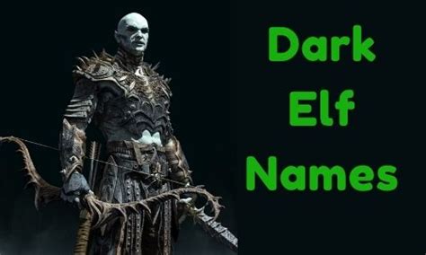 {1000+} » Dark Elf Names » [ Funny + Unique + Famous + Badass ]