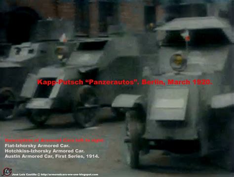 Armored Cars In The Wwi Kapp Putsch Panzerautos Armored Cars