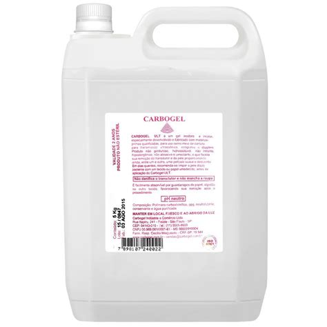 Gel Plurigel Galão 5Kg Carbogel