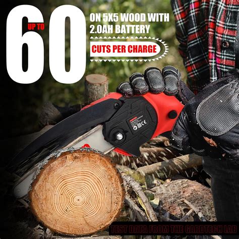 Best Mini Chainsaw Inch Gardtech Cordless Portable Electric Chain