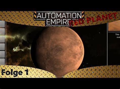 Automation Empire Neustart Auf Dem Roten Planeten Let S Play