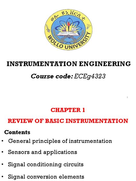 Chapter 1 | PDF | Accuracy And Precision | Instrumentation