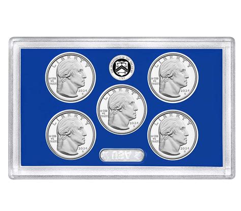 2023 - S Clad Proof American Women Quarters 5-pc Set No Box or CoA