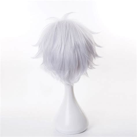 New Hairstyle Anime Jujutsu Kaisen Gojo Satoru Cosplay Wigs Short