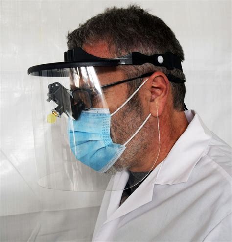 Защитный экран для лица из поликарбоната - VL1 - Lobo - на все лицо ...