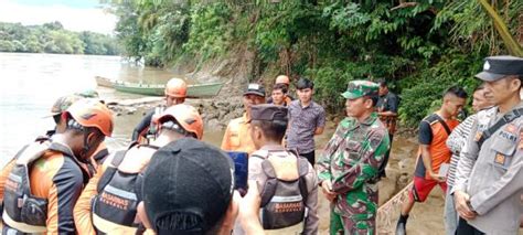 Tim Gabungan Lakukan Pencarian Warga Yang Hanyut Di Sungai Ketahun