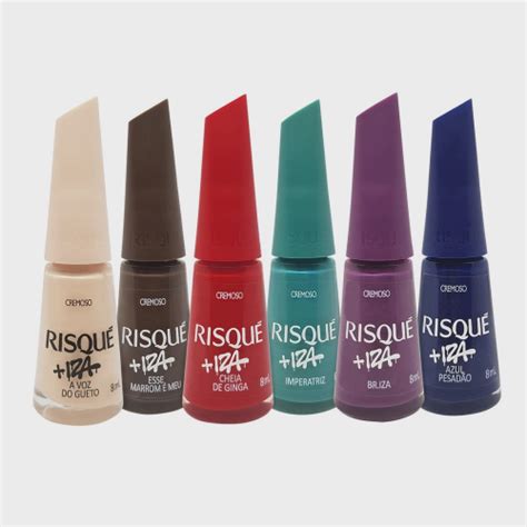 Kit De Esmalte Risque Iza As Cores Das Minhas Raizes Cores Submarino