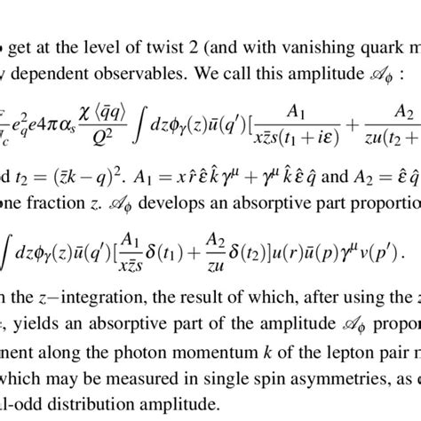 Some Amplitudes Contributing To Lepton Pair Photoproduction A The