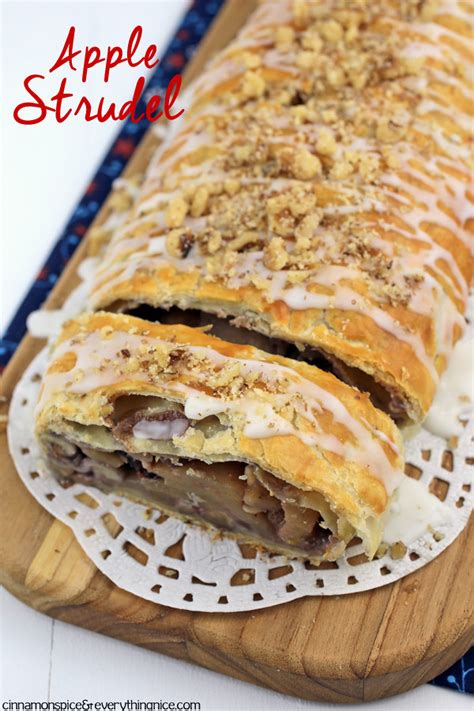 Easy Puff Pastry Apple Strudel Cinnamon Spice And Everything Nice