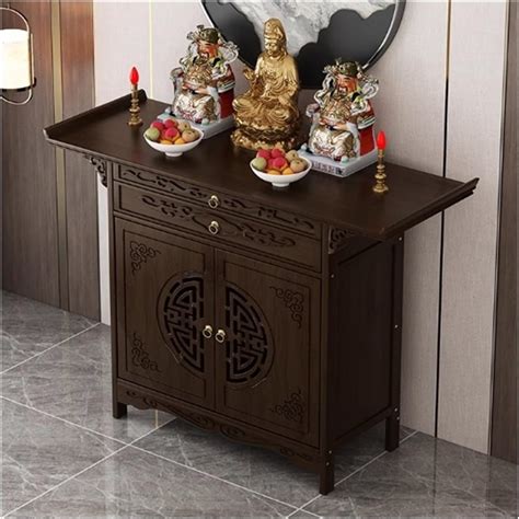 Amazon Wooden Temple Buddha Niche New Chinese Cabinet God Of