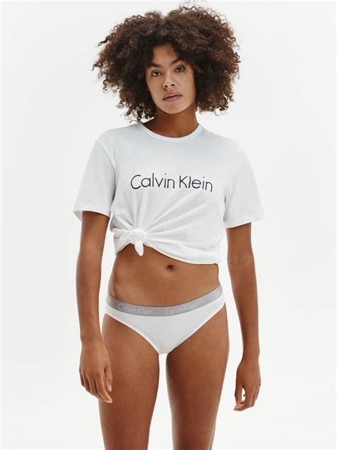 Bílé černé růžové kalhotky 3 pack Calvin Klein Bikini 3PK Black White Pink Smoothie ZOOT cz