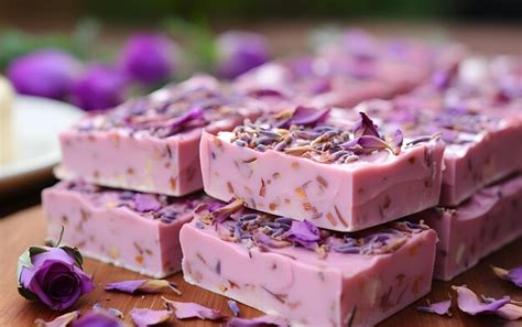 Premium AI Image | Natural soap bars with ingredients