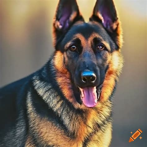 Black And Brown German Shepherd On Craiyon