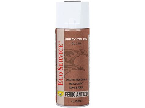 Colore Spray Ferro Antico 400 Ml Eco Service Colori Vernici