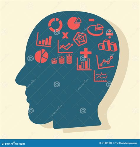 Thinking About Statistics Stock Vector Illustration Of Market 41399906