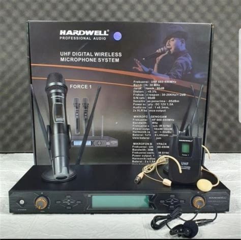 MIC WIRELESS HARDWELL FORCE 1 HANDLE CLIP ON ORIGINAL Lazada Indonesia