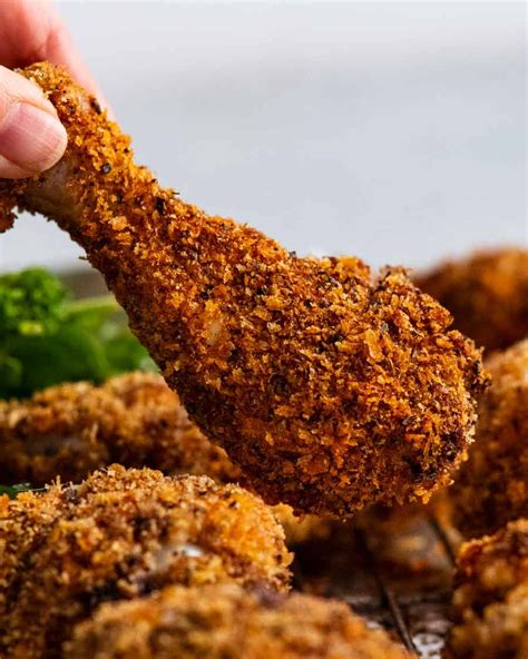 Crunchy Crumbed Hen Drumsticks Recipetin Eats Tasty Made Simple