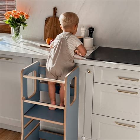 Kitchen Helper pomocnik kuchenny błękitny SLIM M Baby Concept