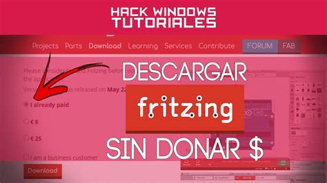 Descargar E Instalar Fritzing Sin Donar Youtube