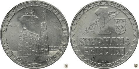 Österreich Medaille 1950 Stephansgroschen Sankt Stephans Dom in Wien