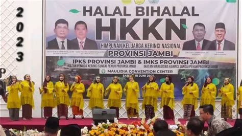 Acara Halal Bihalal Hkkn Provinsi Jambi Youtube