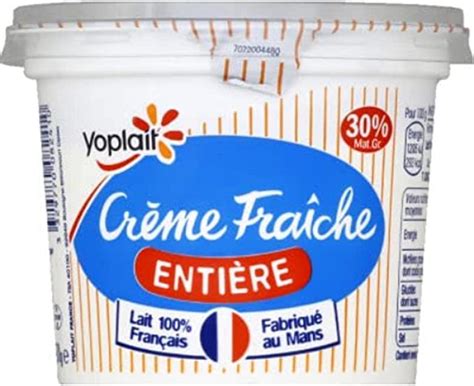 Yoplait Crème fraîche entière Le pot de 450 g Amazon fr Epicerie