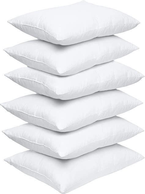 Elegant Comfort 12 x 20 Pillow Inserts - Set of 6 - Rectangular Form ...