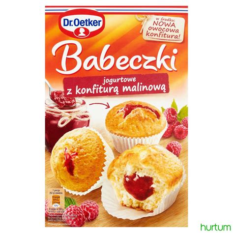 Dr Oetker Babeczki Jogurtowe Z Konfitur Malinow G W Hurtum Pl