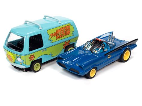 Scooby Doo Mystery Machine 1966 Cartoon Series Batmobile Set Cars