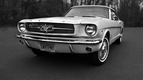 1965 White Mustang Convertible [3429x1929] [OC] : NoSillySuffix