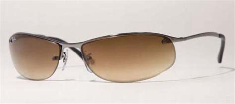 Ray Ban Rb3179 Top Bar Oval 0048w Sunglasses In Grey Smartbuyglasses Usa