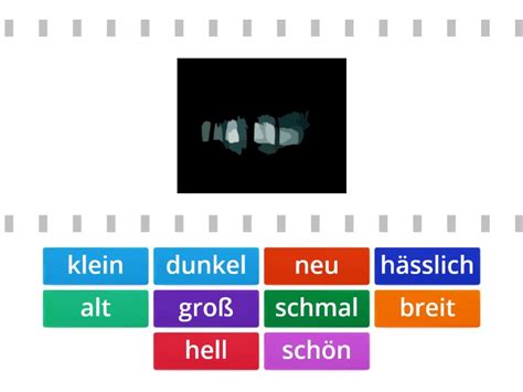 Gegenteil Der Adjektive Find The Match