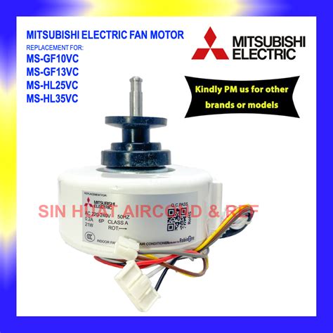 Mitsubishi Electric Indoor Fan Motor Mitsubishi Mr Slim MS GF10VC MS