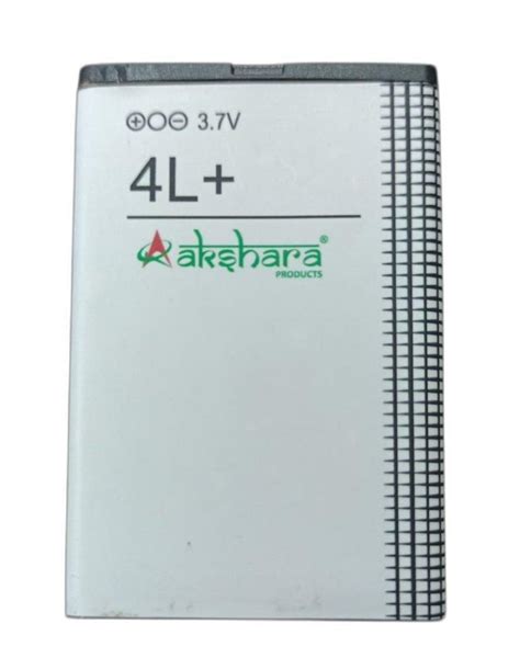 Akshara 4LPlus Mobile Battery Battery Type Lithium Ion At Rs 100 In