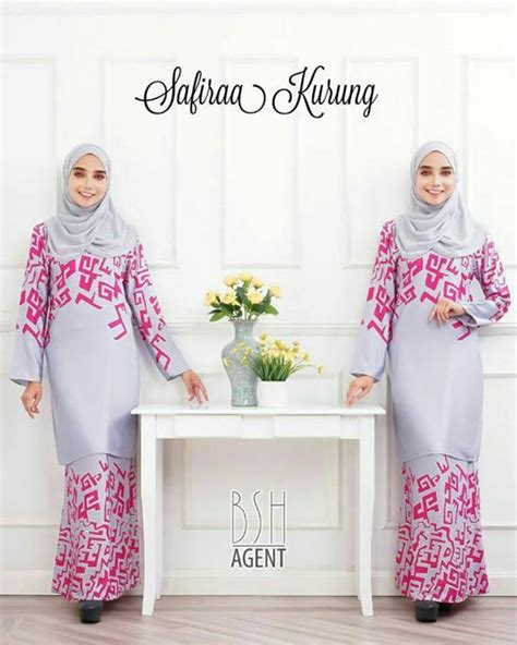 READY STOCK SAFIRAA KURUNG Material ROYAL SILK Jenis Kain Yang Lembut