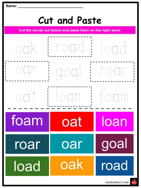 Phonics ‘oa Sounds Worksheets And Activities Kidskonnect