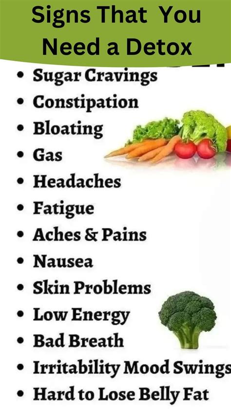 Signs That You Need A Detox Artofit