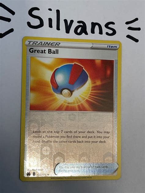 Great Ball Reverse Holo 132 159 Crown Zenith Englisch Kaufen Auf Ricardo