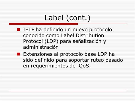 Introducci ó n a MPLS Multi Protocol Label Switching ELO323 Agust í n