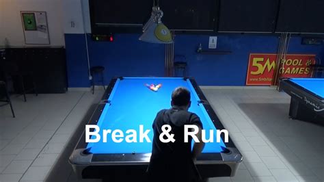 10 Ball Break And Run Work Out Session Pool Billiard And Practice