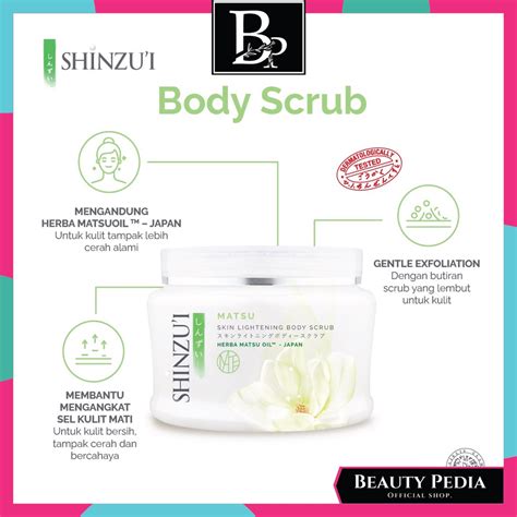 Jual Beauty Pedia Shinzui Body Scrub Skin Lightening G G Matsu