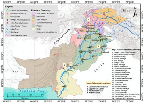 Map of the Indus RIVER irrigation system through Pakistan : r/MapPorn