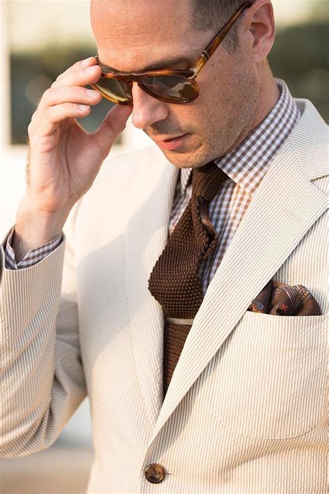 Seersucker Suit Summer Business Seersucker Suit Wedding Suits Men