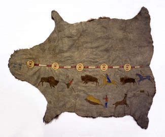 Treasures: painted buffalo hide - Buffalo Bill Center of the West